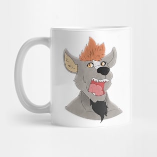 Anthro wolf face Mug